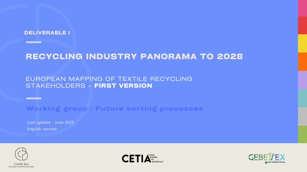 Livrable GT tri Chaire BALI, Panorama de l'industrie du recyclage en 2028