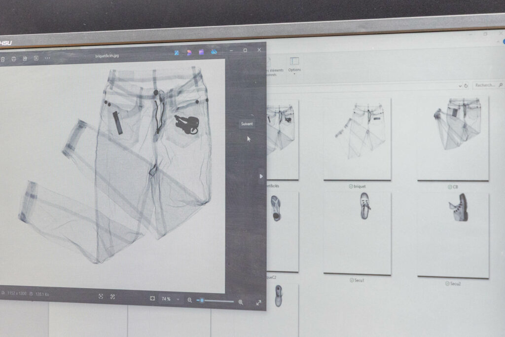 Résultats d’analyse par rayons X du système SensorHUB pour le tri automatisé des textiles